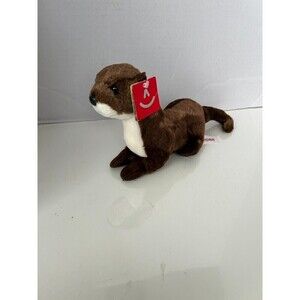 Aurora Sliddy River Otter Flopsie Plush Stuffed Animal